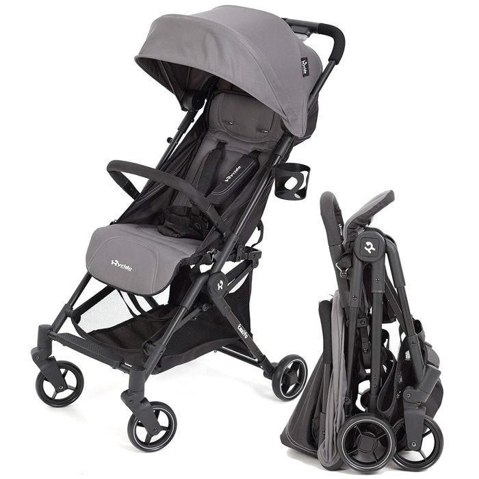 ABCOQ Portable Baby Stroller, Foldable Lightweight Baby Pushchair